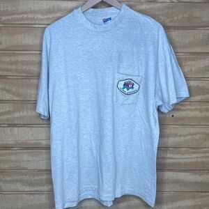 Vintage 94 Hanes Beefy-T Bud Light Pool League Beer Promo Pocket Tee Size: XL